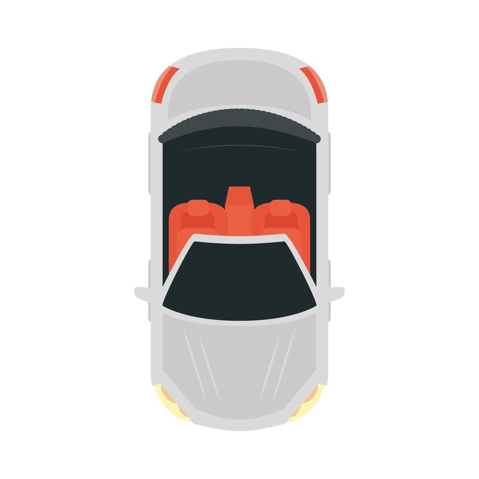 car vehicle top view vector design