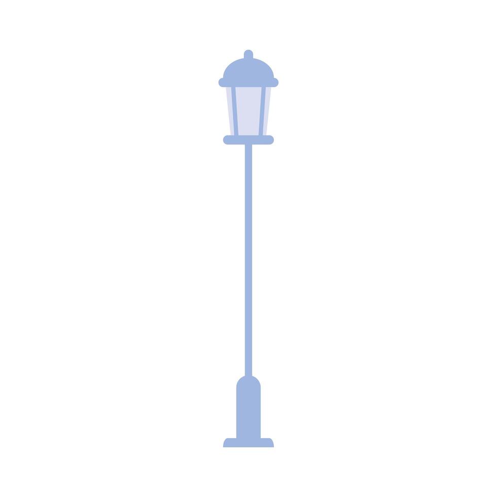 park lamp post isolated icon vector
