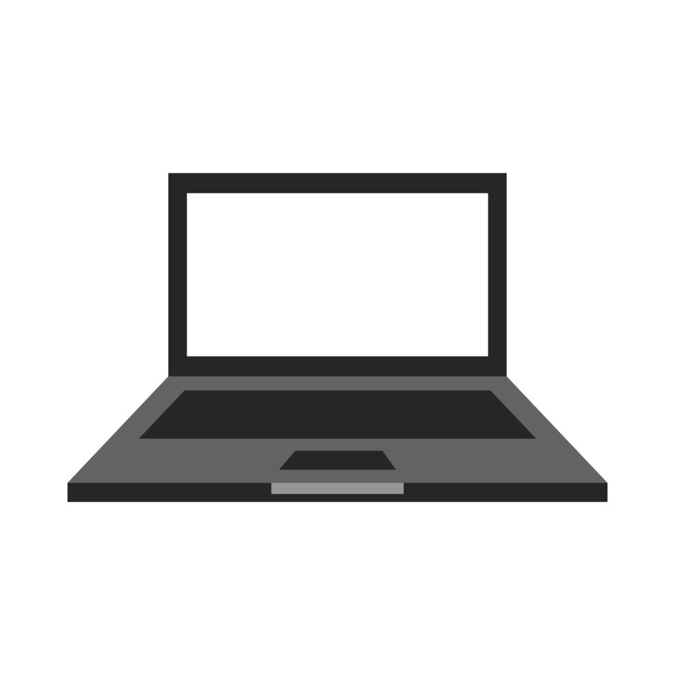 Ordenador portátil icono aislado portátil vector