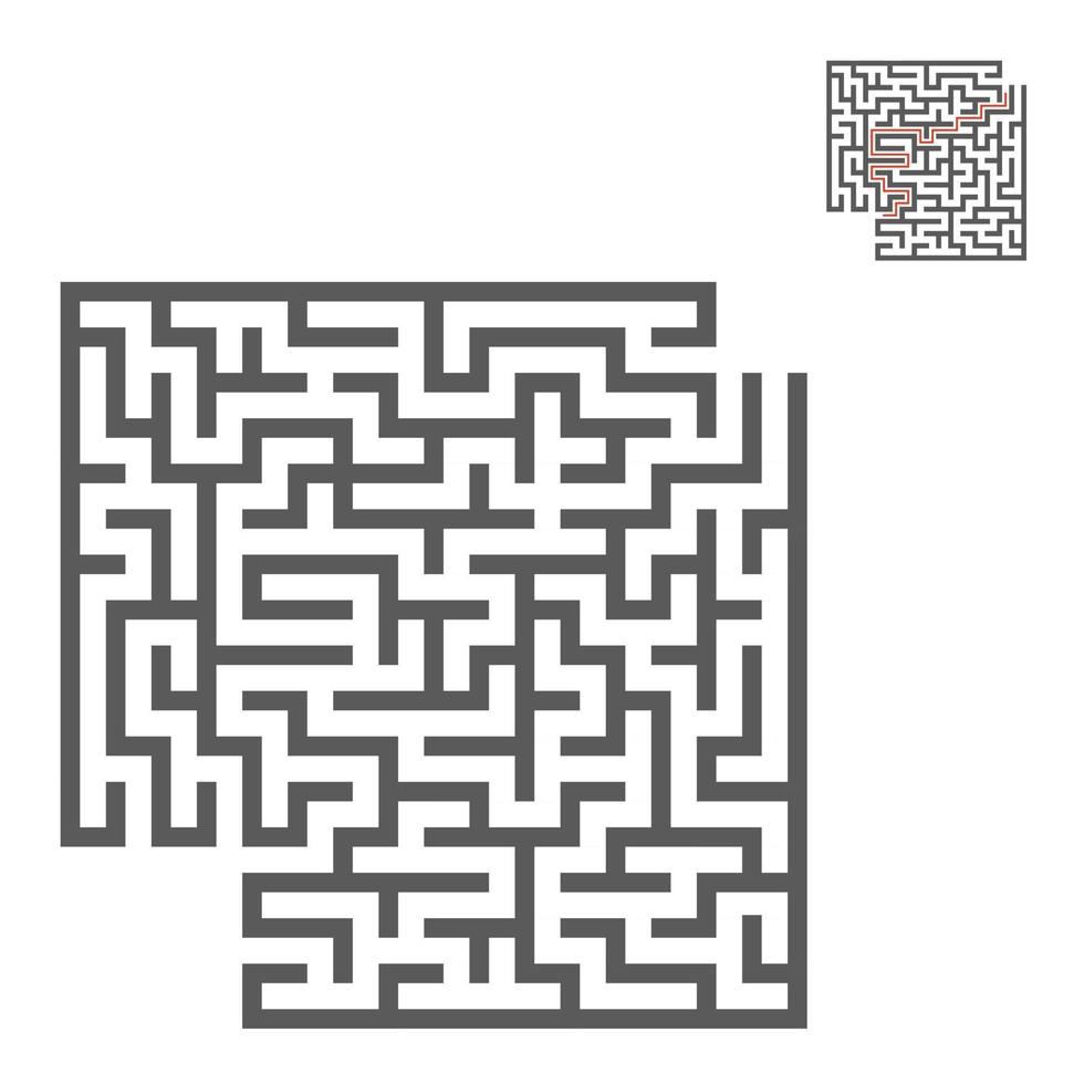 Maze for kids. Puzzle for children.  Labyrinth conundrum. vector