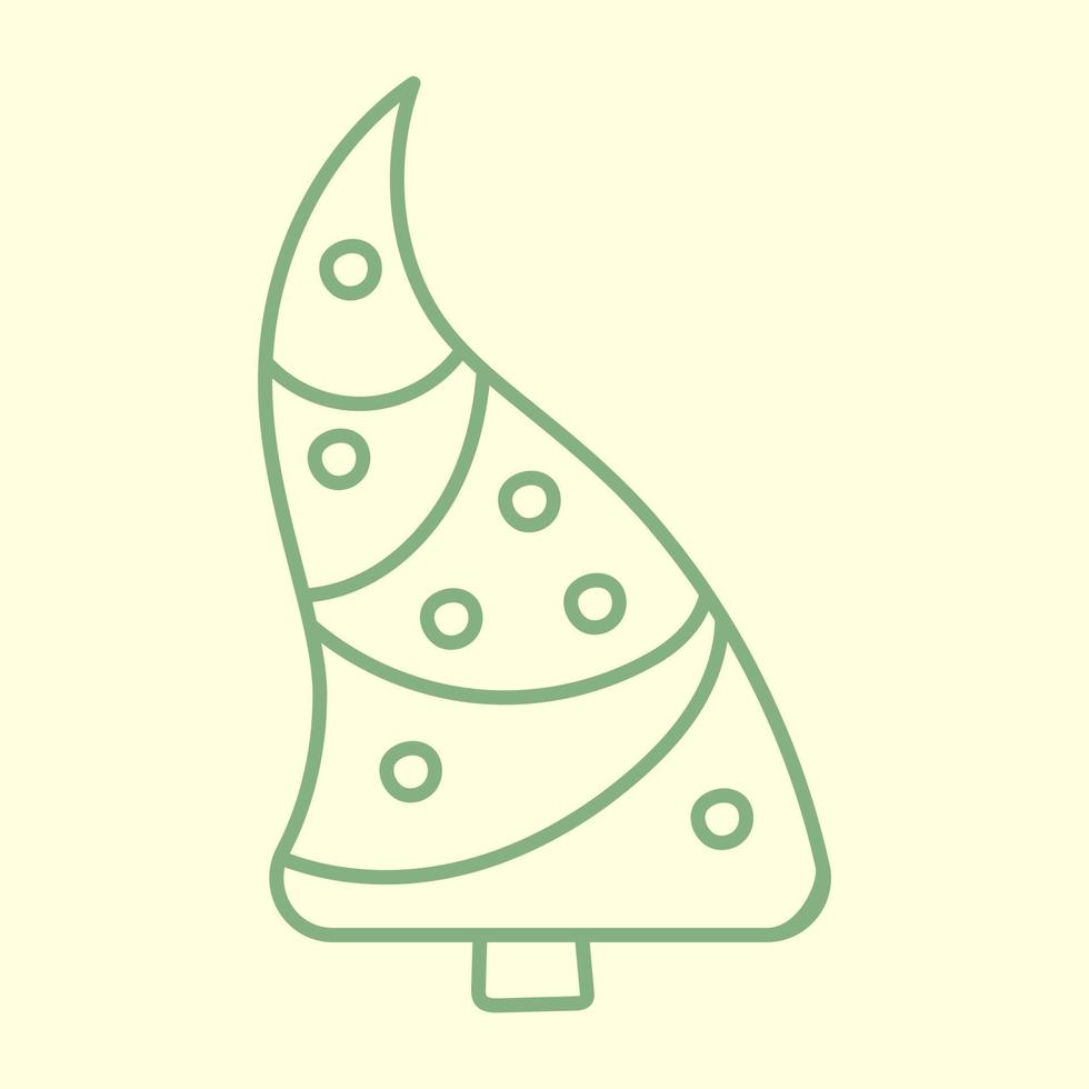 Coniferous Christmas Tree vector