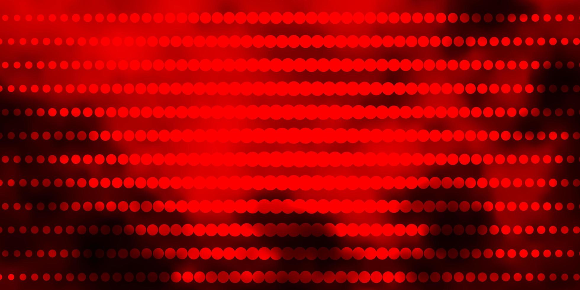 Dark Orange vector backdrop with circles.