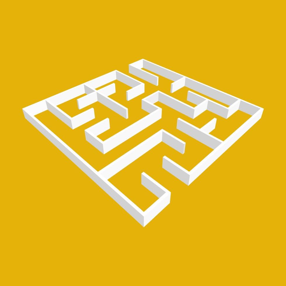 Maze for kids. Puzzle for children.  Labyrinth conundrum. vector