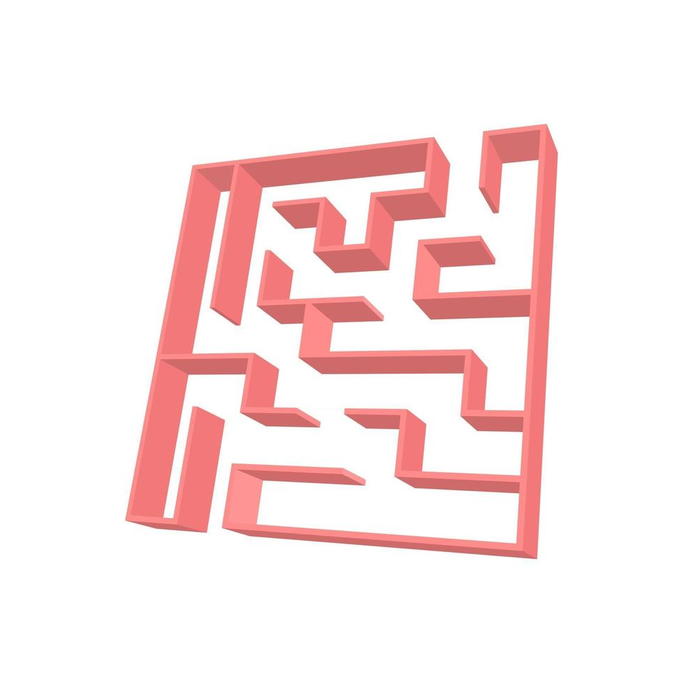 Maze for kids. Puzzle for children.  Labyrinth conundrum. vector