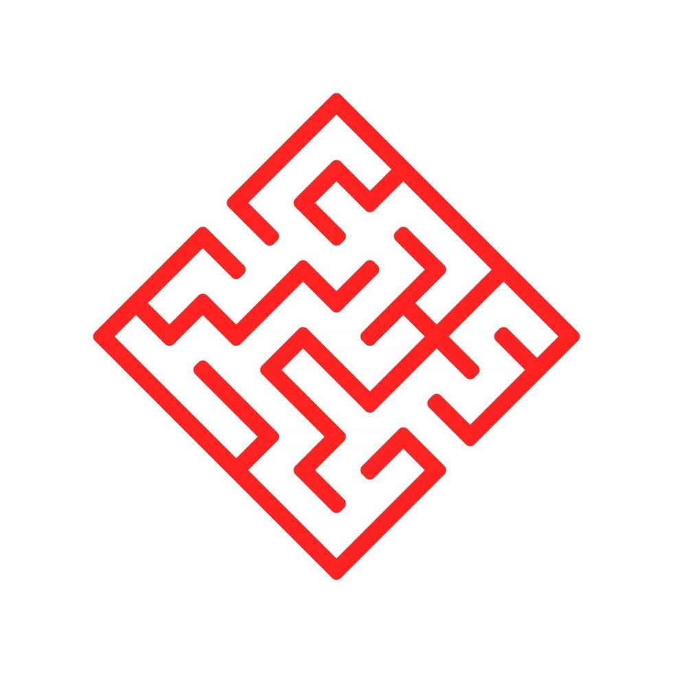 Maze for kids. Puzzle for children.  Labyrinth conundrum. vector