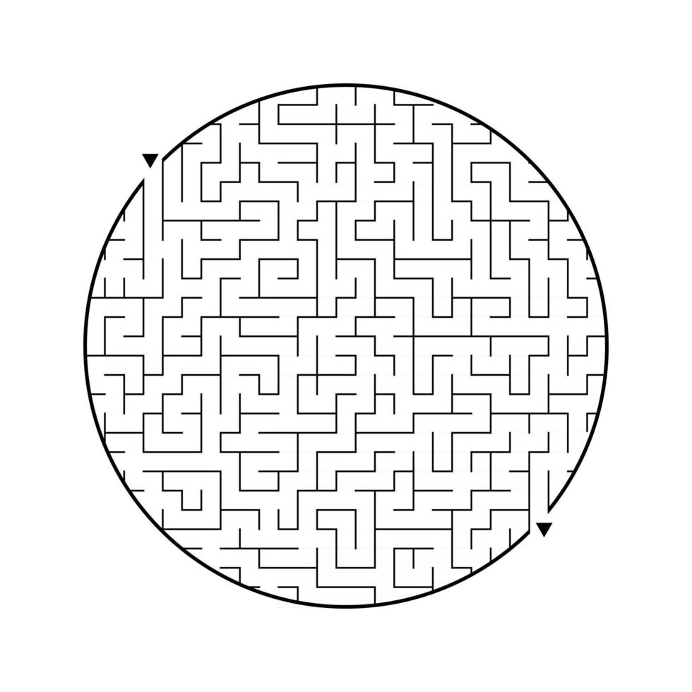 Maze for kids. Puzzle for children.  Labyrinth conundrum. vector