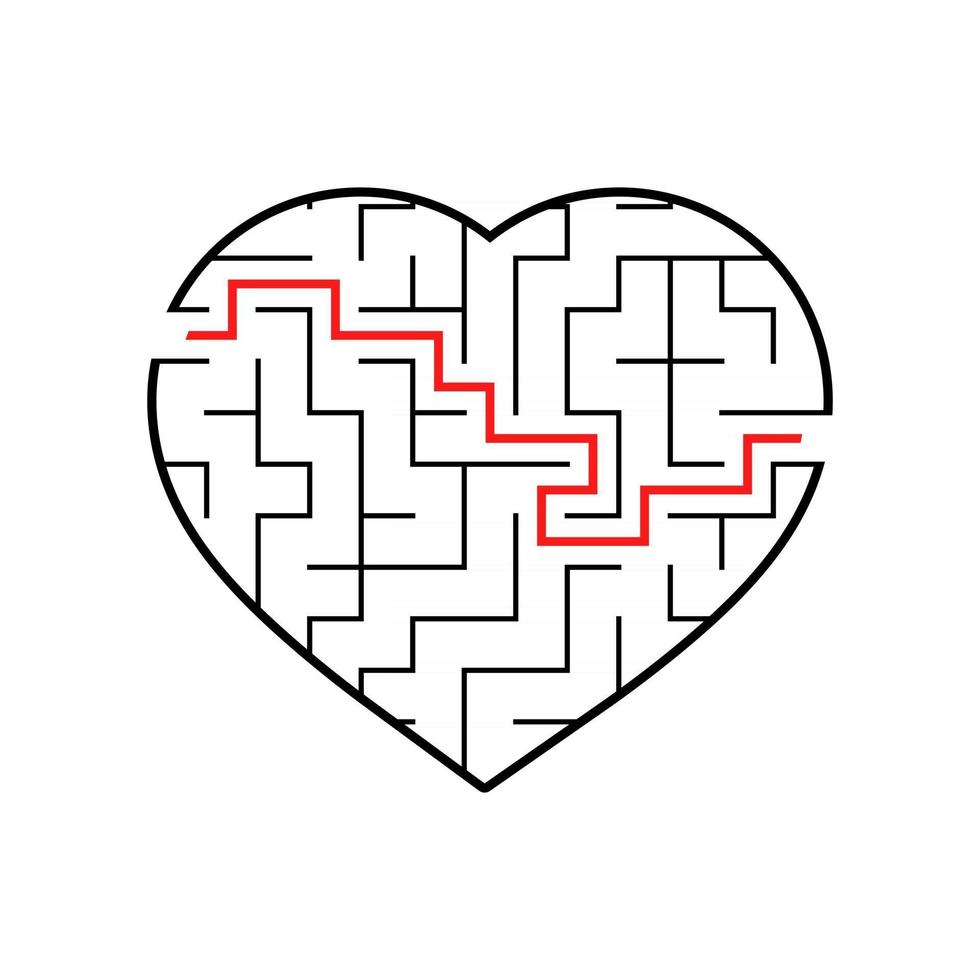 Maze for kids. Puzzle for children.  Labyrinth conundrum. vector