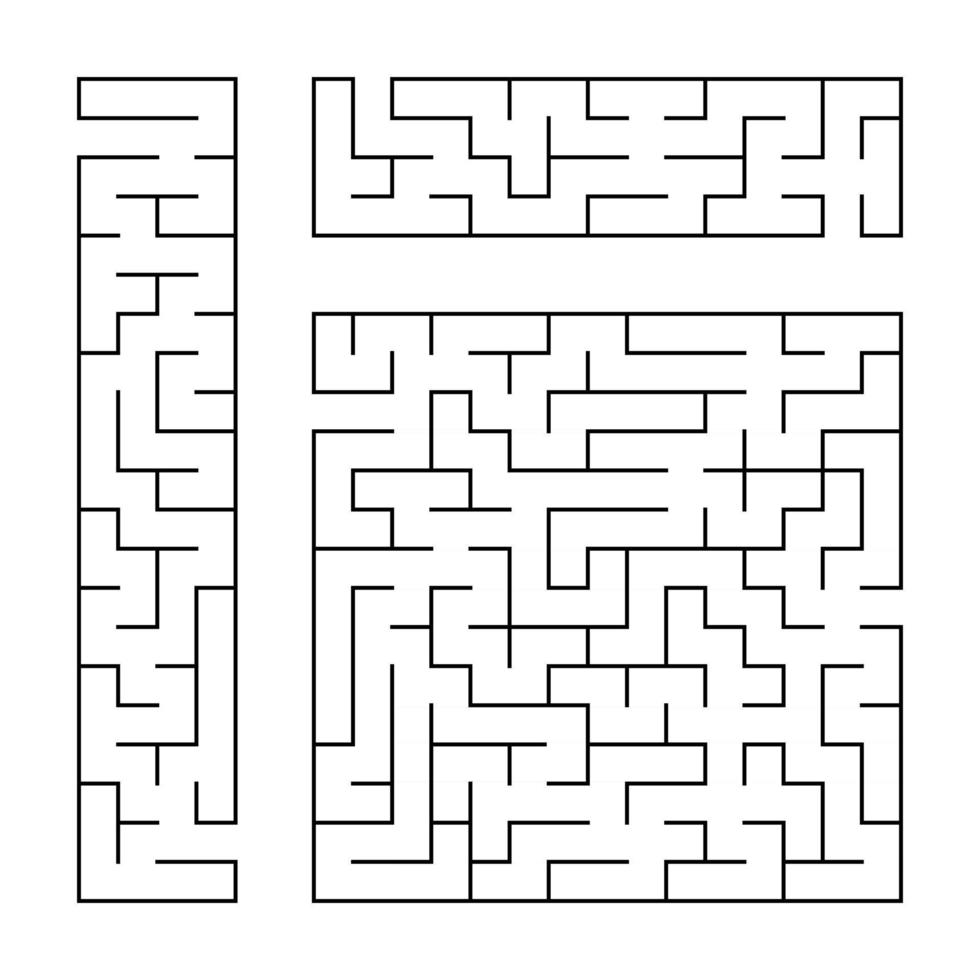 Maze for kids. Puzzle for children.  Labyrinth conundrum. vector