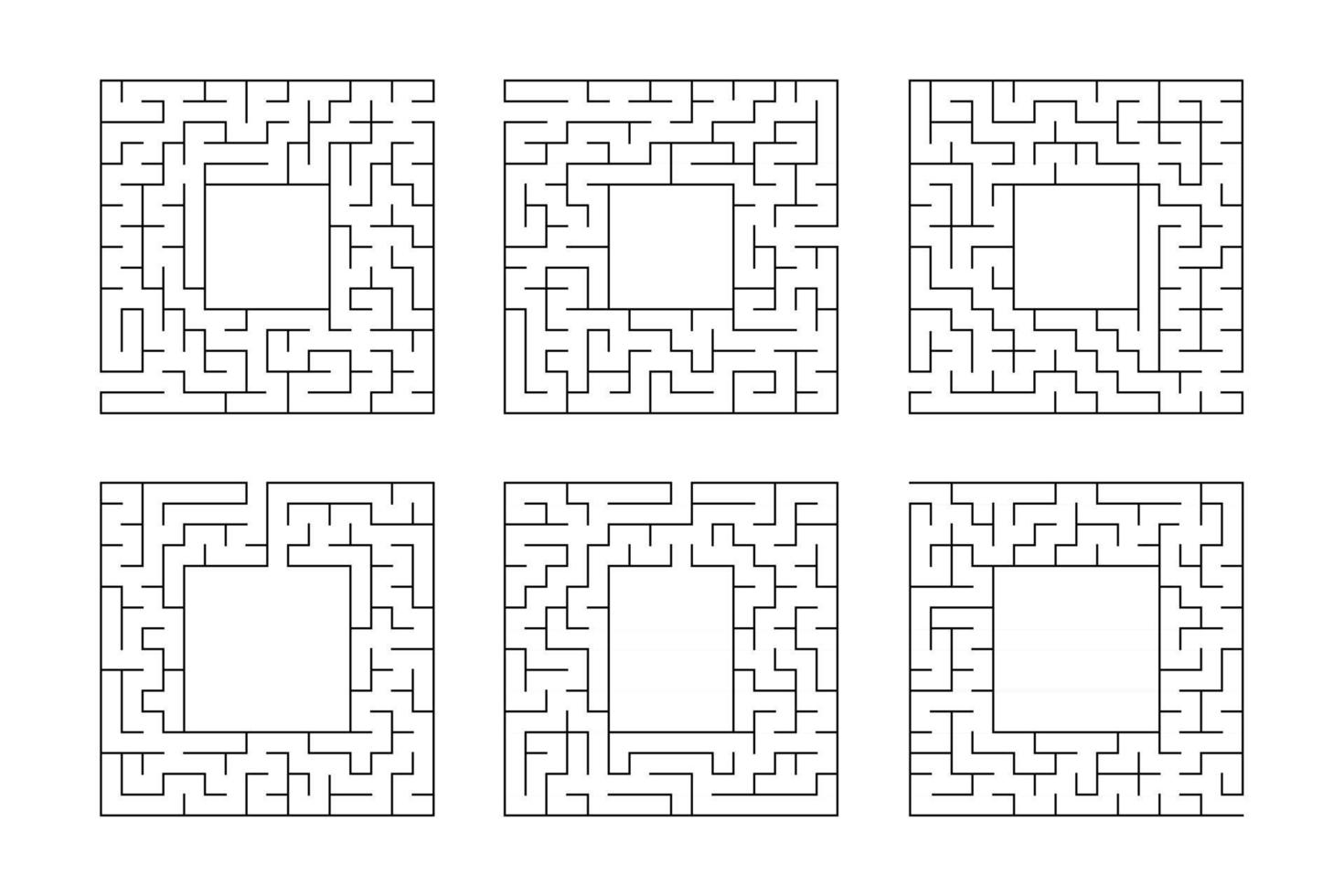 Maze for kids. Puzzle for children.  Labyrinth conundrum. vector