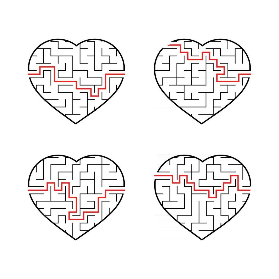 Maze for kids. Puzzle for children.  Labyrinth conundrum. vector