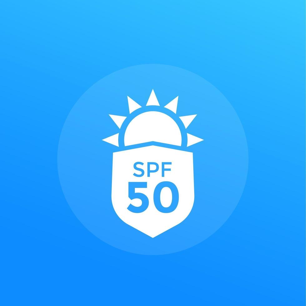 UV protection, SPF 50, vector