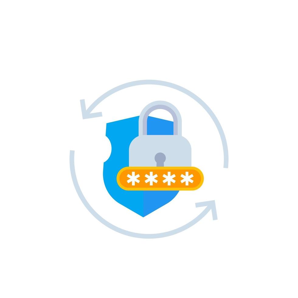 password acces, cybersecurity vector icon