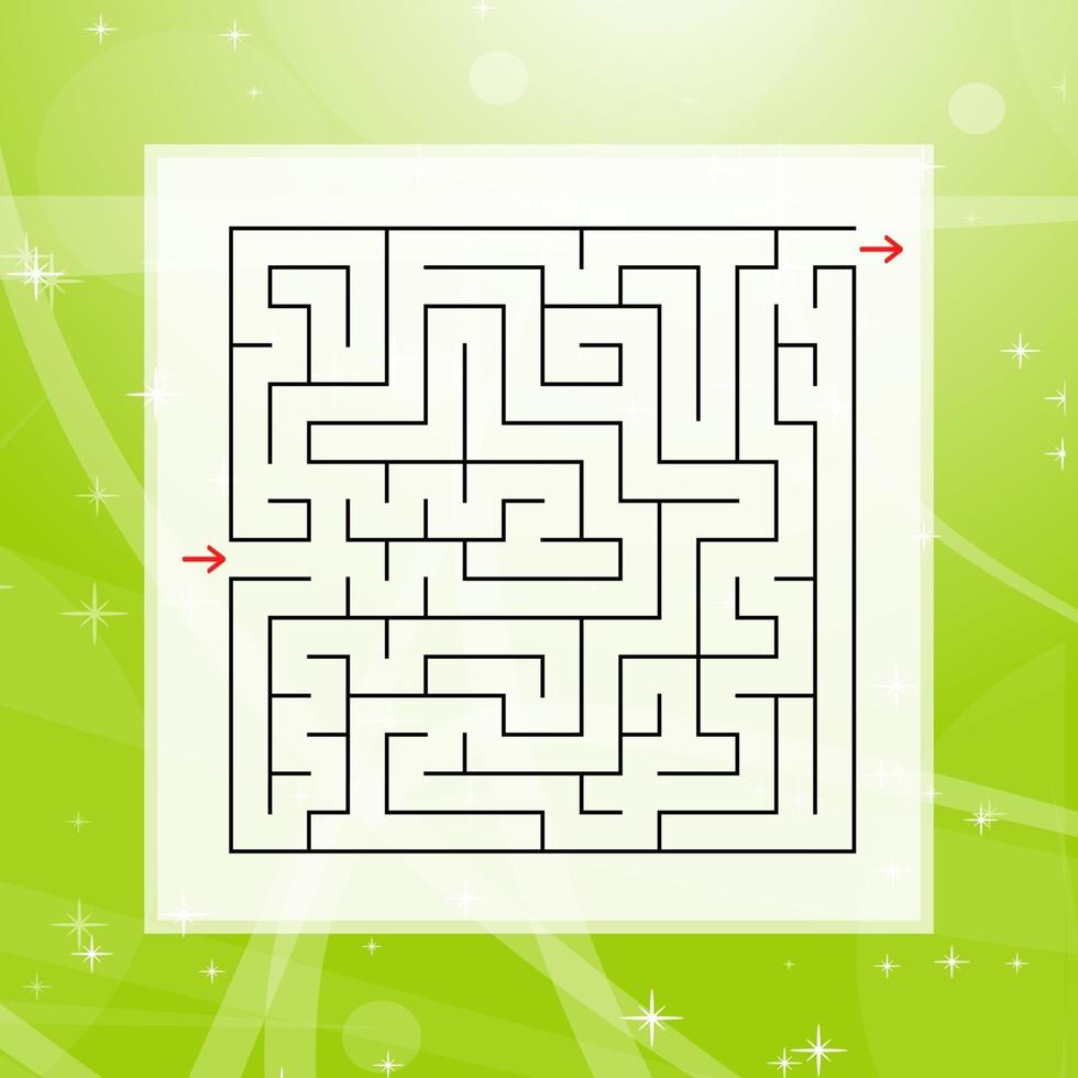 abstract labyrinth. game for children and adults. vector illustration