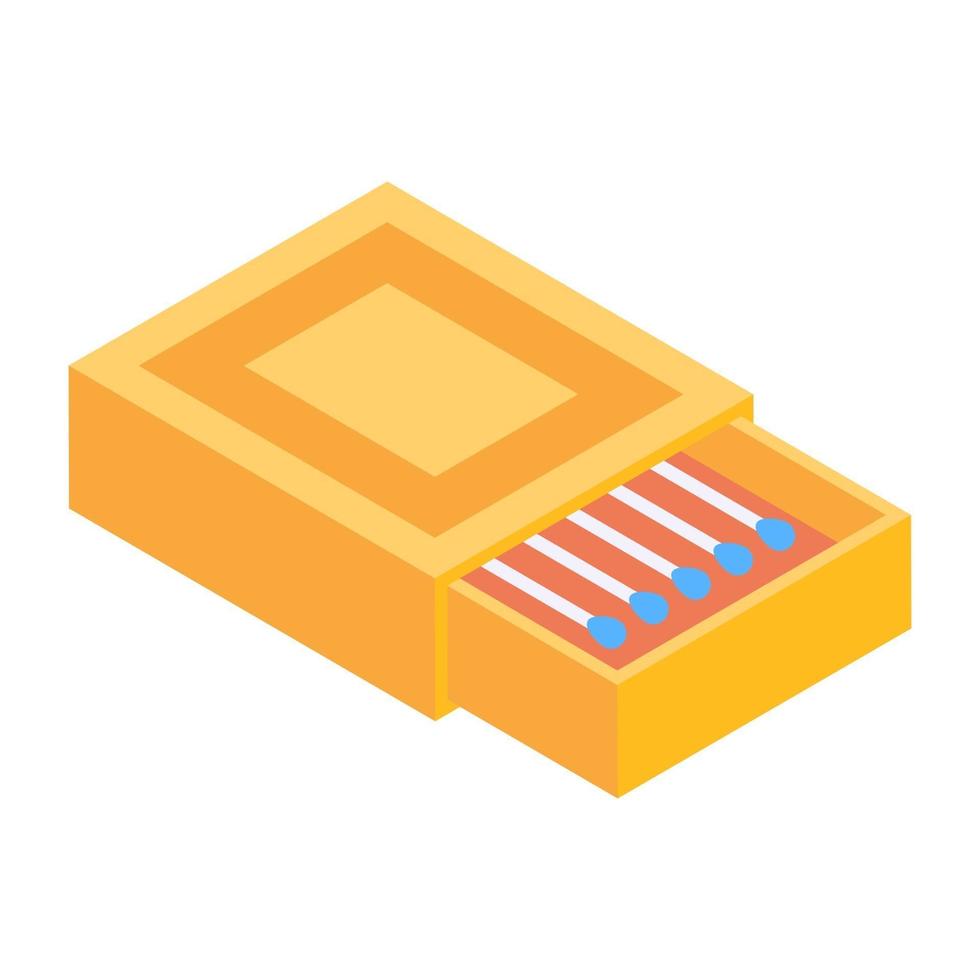 Pack of Matchbox vector