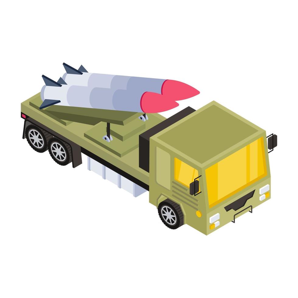 Army  Missile Carrier vector