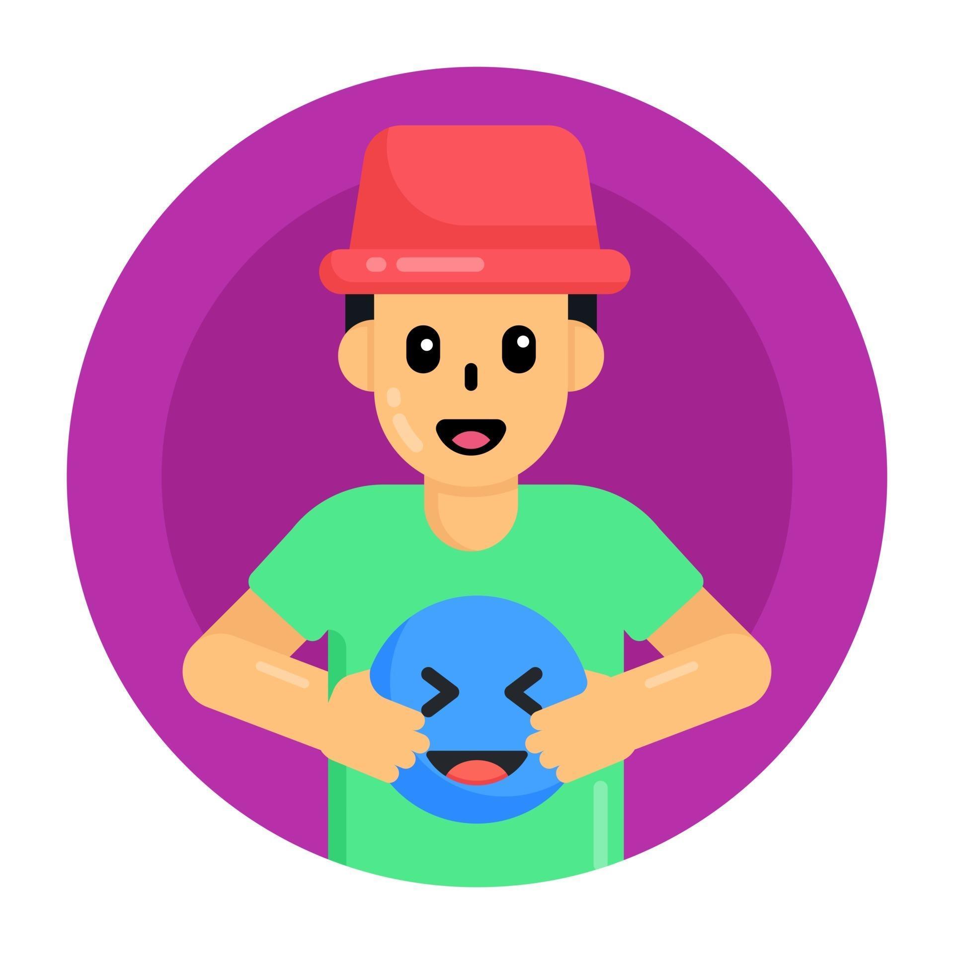 Comedian and Emoji 2957604 Vector Art at Vecteezy