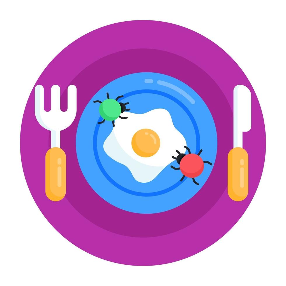 Eating Egg Prank vector