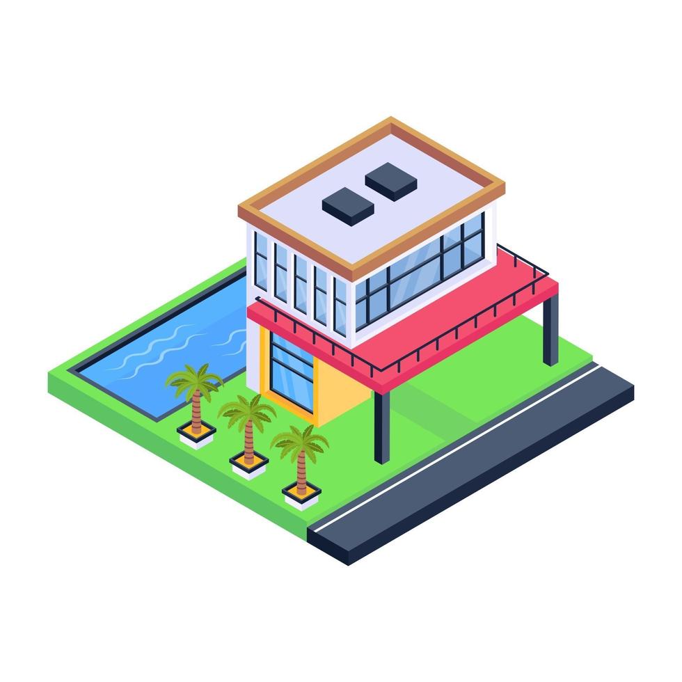 Luxury House and Architecture vector