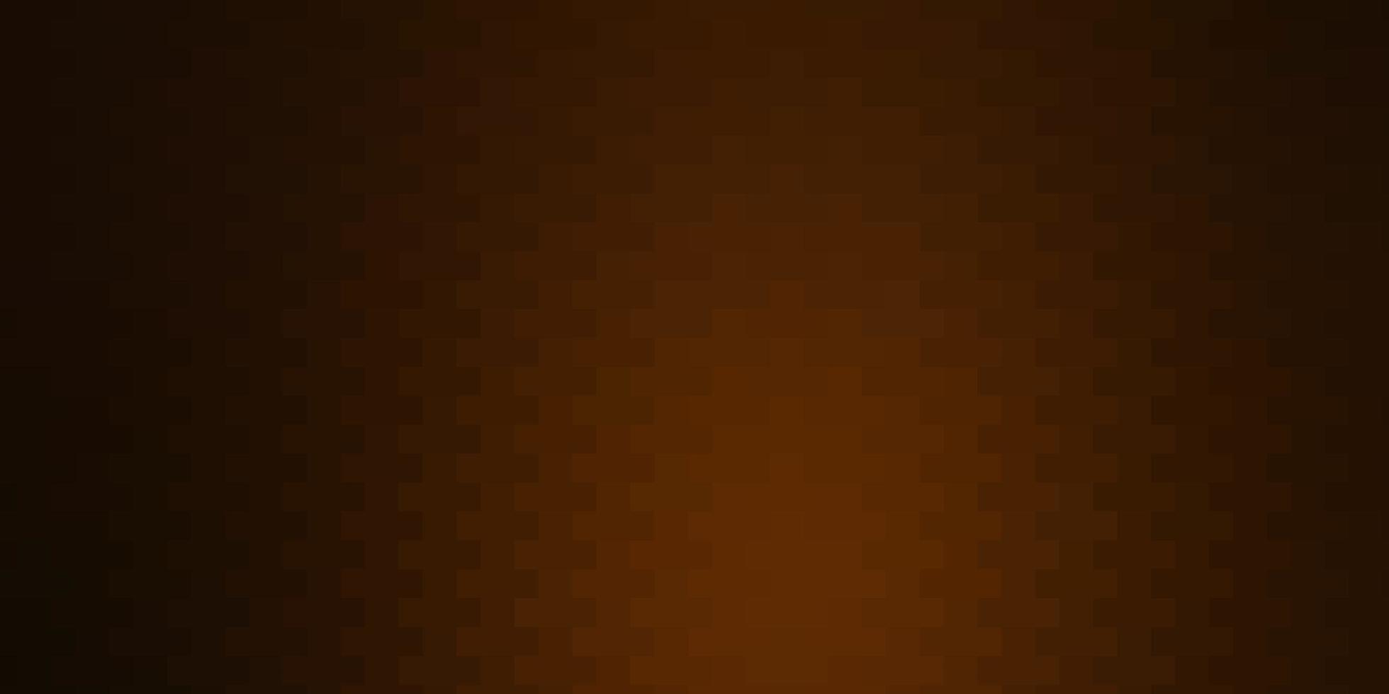 Dark Orange vector template in rectangles.