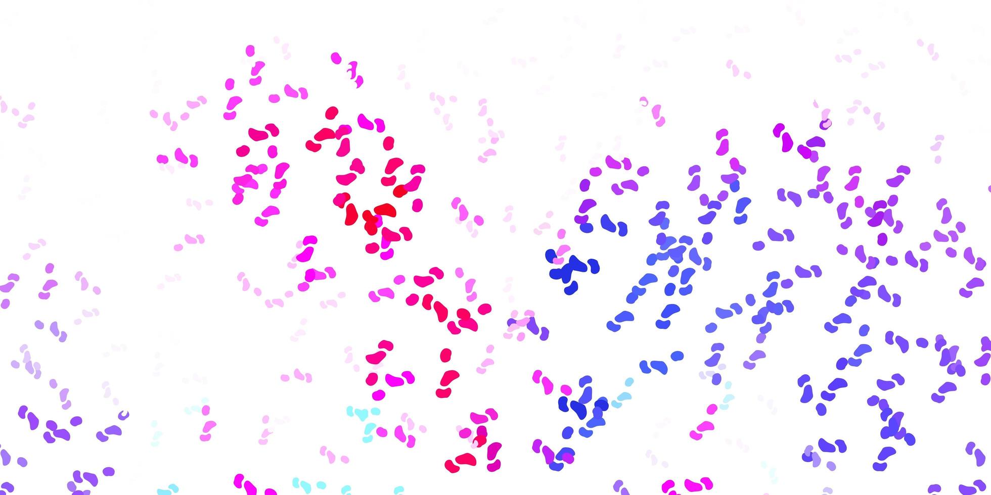 Light blue, red vector pattern with abstract shapes.