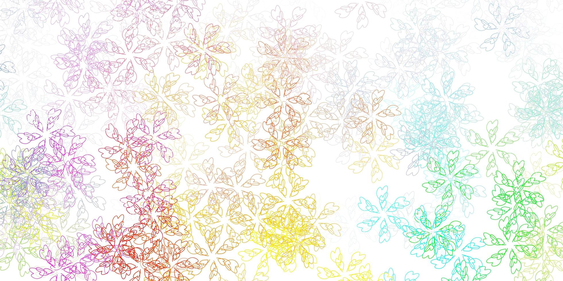 Light multicolor vector abstract texture with leaves.