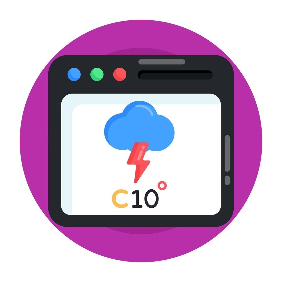 Weather Over cast vector