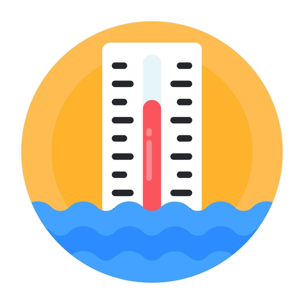 Water Level Meter vector