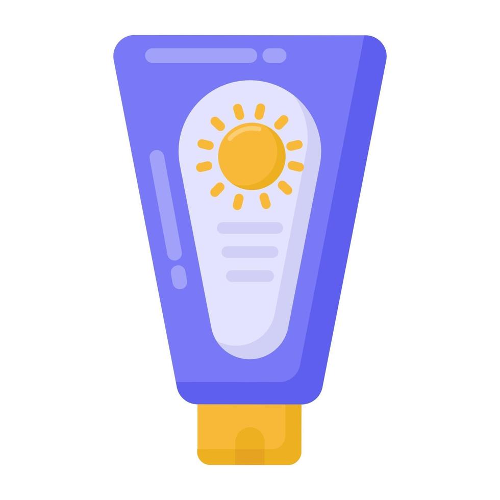 Sunblock and Lotion vector