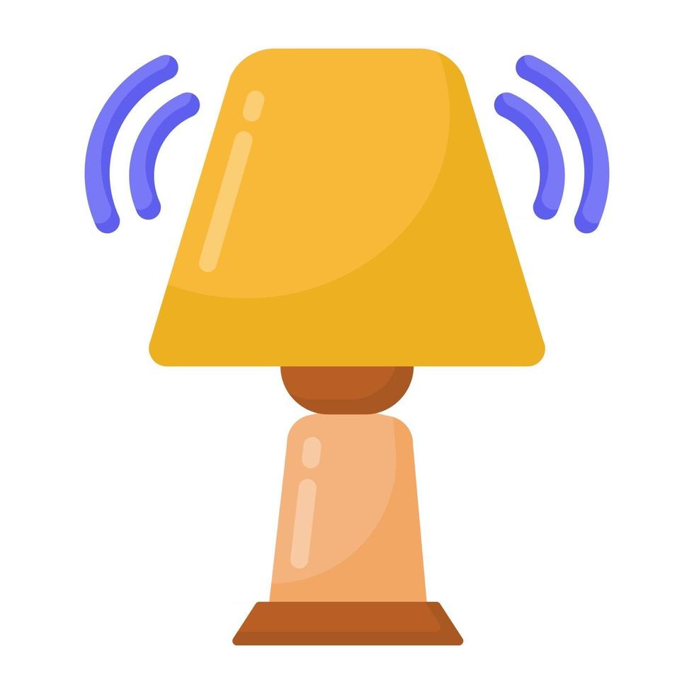 Smart Table Lamp vector