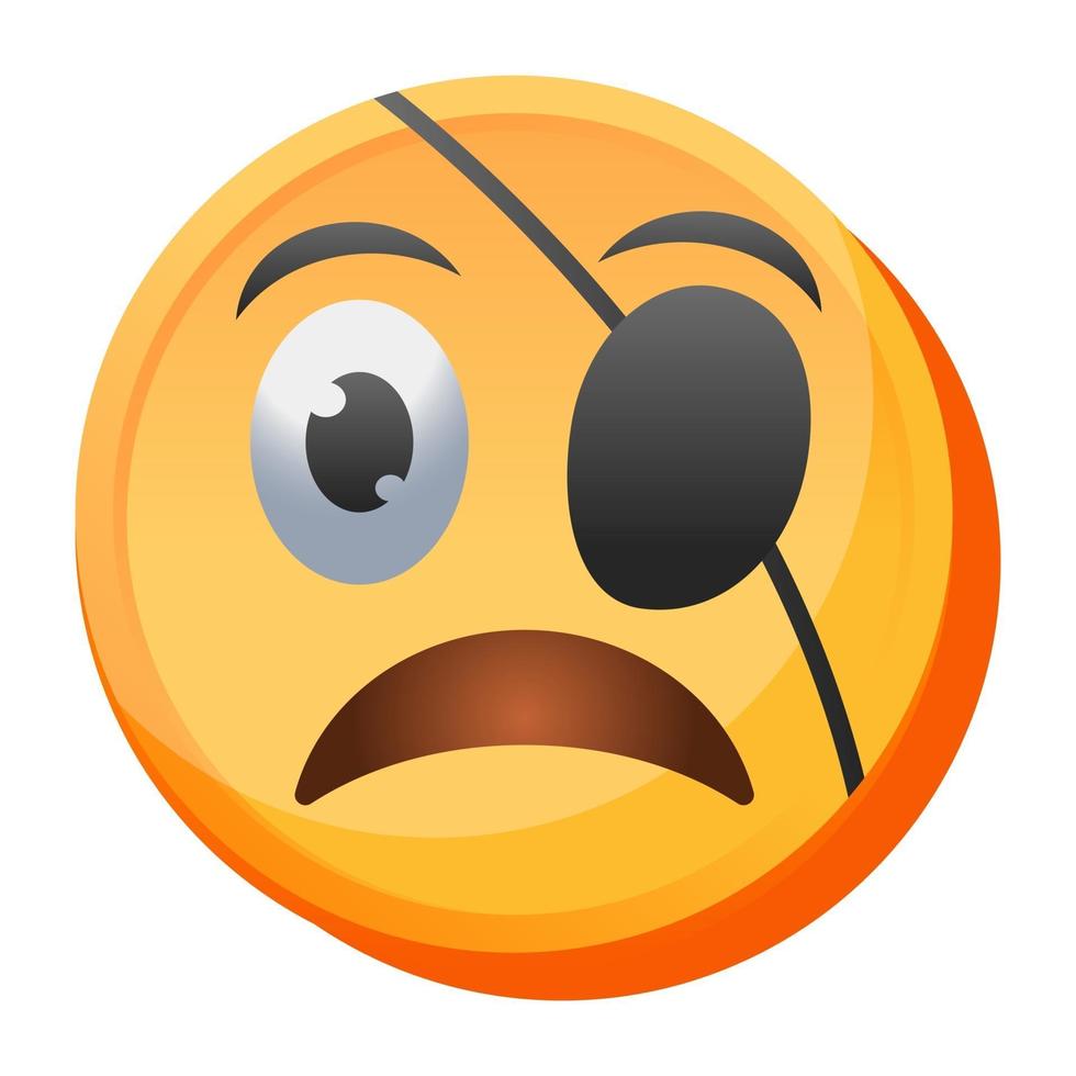 Pirate Emoji and Discord vector