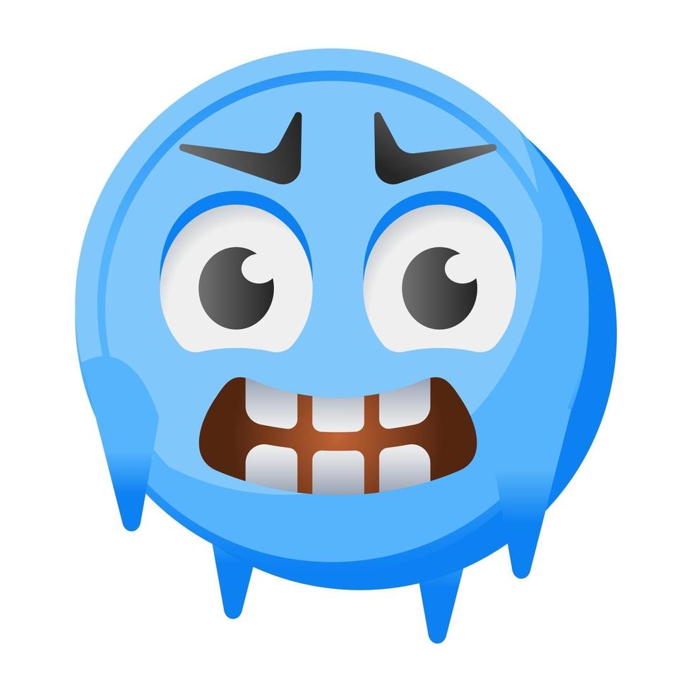 Cold sick  Emoji vector