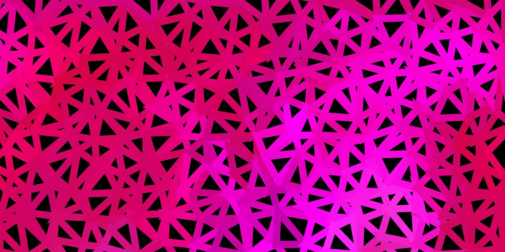 Dark pink vector poly triangle texture.
