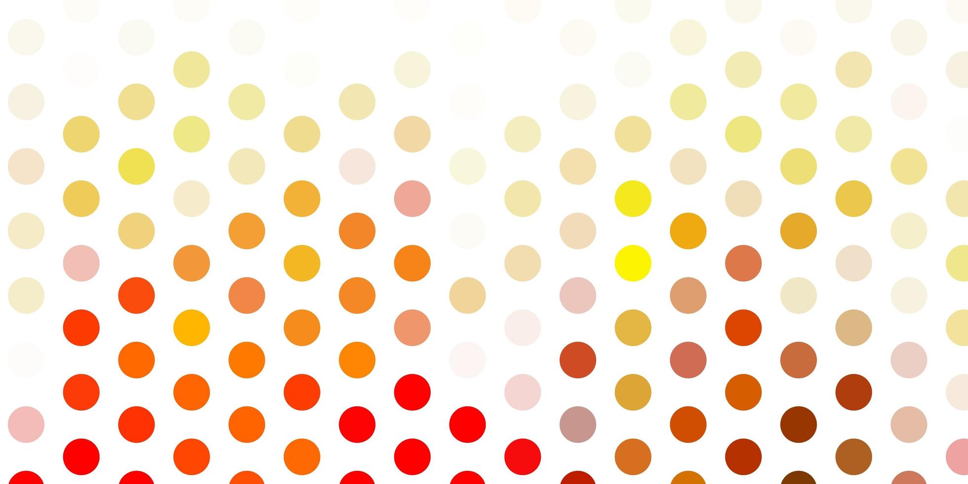 Light red, yellow vector pattern with spheres.