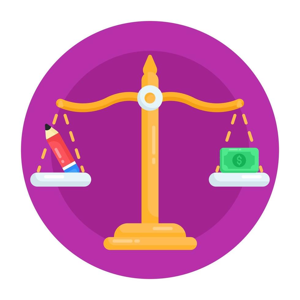 Educational Balance Scale 2958129 Vector Art at Vecteezy