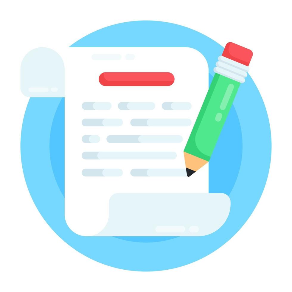 Essay Writing and Document vector