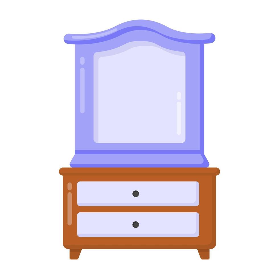 Vanity Table and Furniture vector