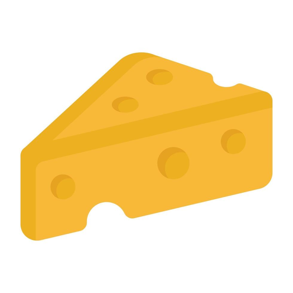 Cheese Slice and Dairy product vector