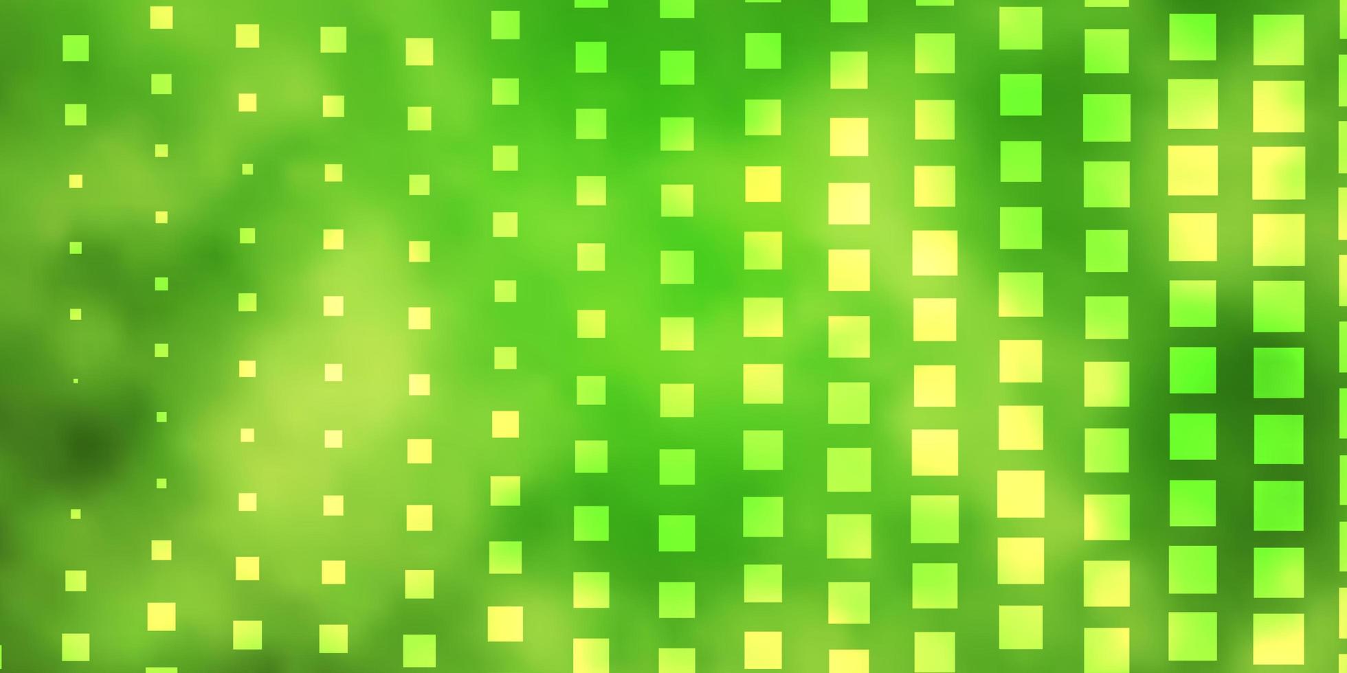 textura de vector verde claro en estilo rectangular.