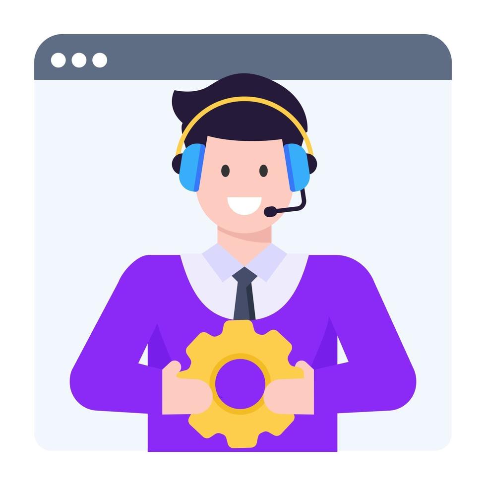 Web Tech Support vector