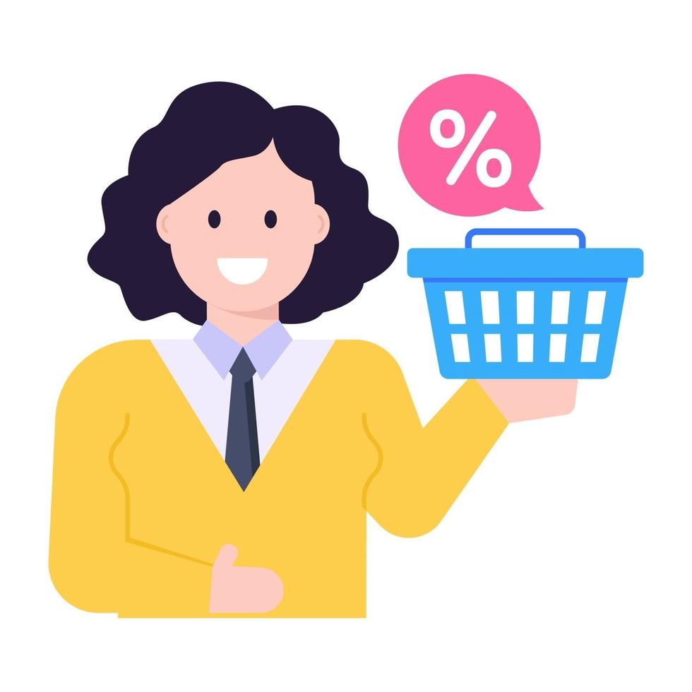 E commerce Discount vector