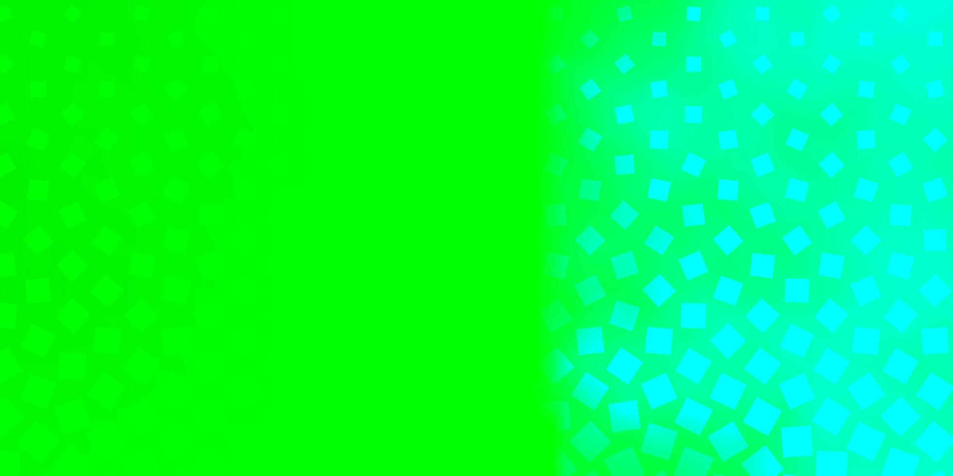 telón de fondo de vector verde claro con rectángulos.