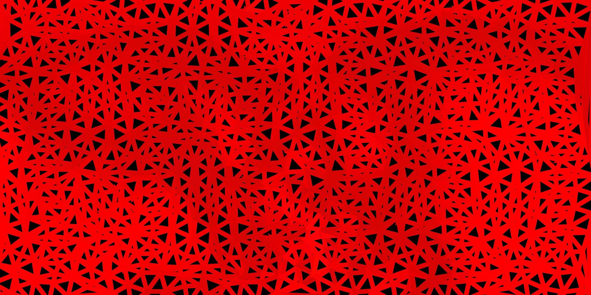 textura de polígono degradado vector rojo claro.
