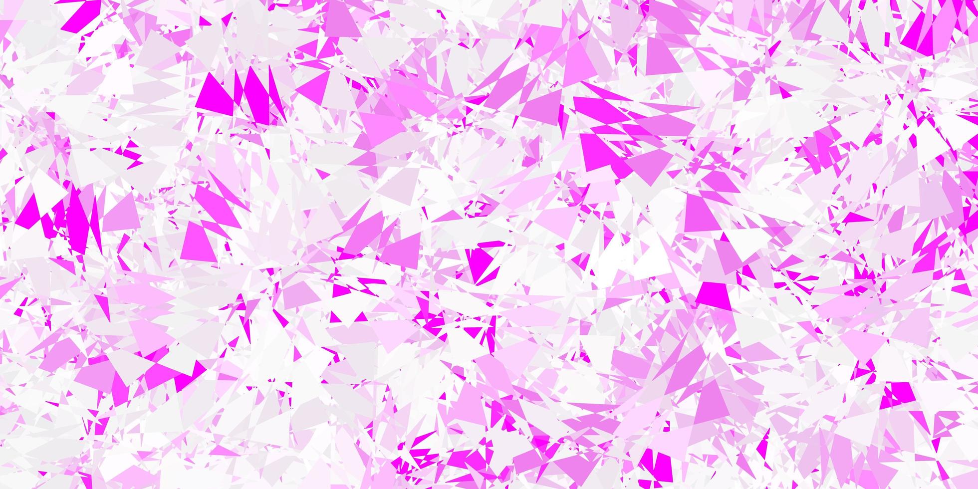 Light purple vector backdrop with triangles, lines.