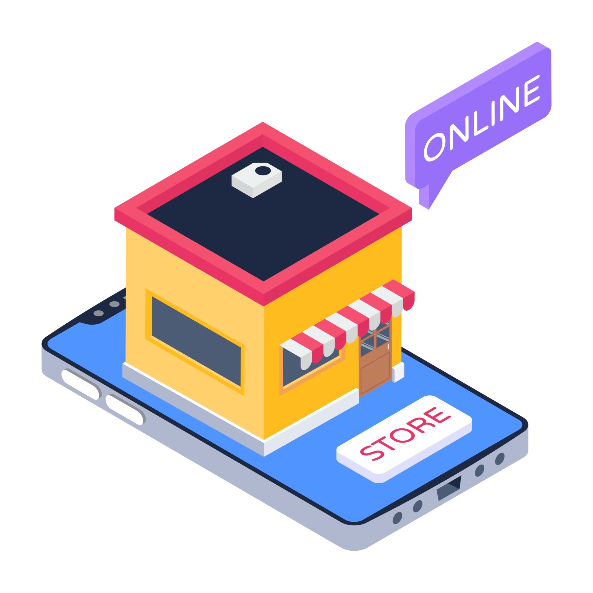 Online Store app 2958712 Vector Art at Vecteezy