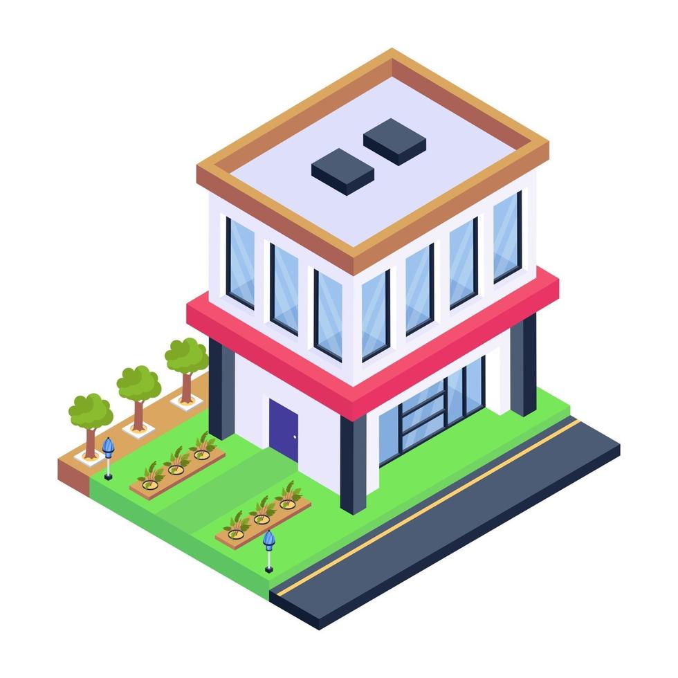 Mansion and Residence vector