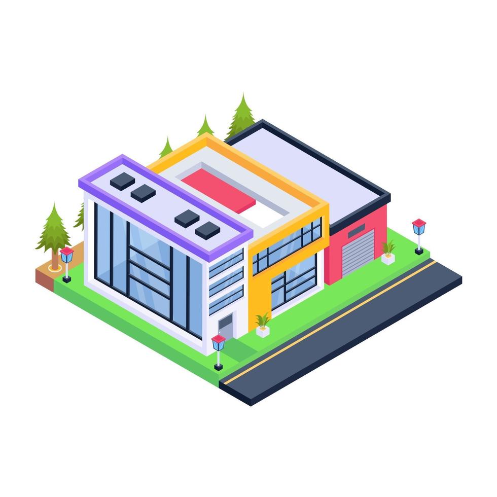 Bungalow and Residence vector
