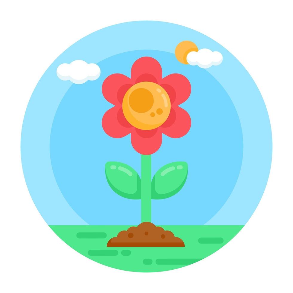 Spring Tree and Plant vector