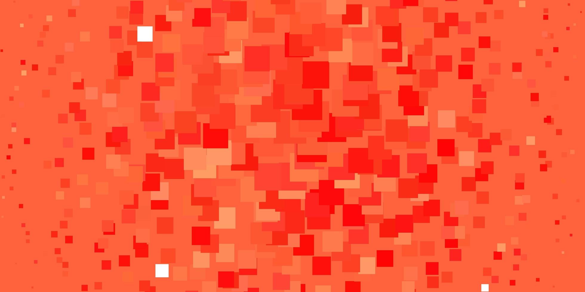 textura de vector rojo claro en estilo rectangular.