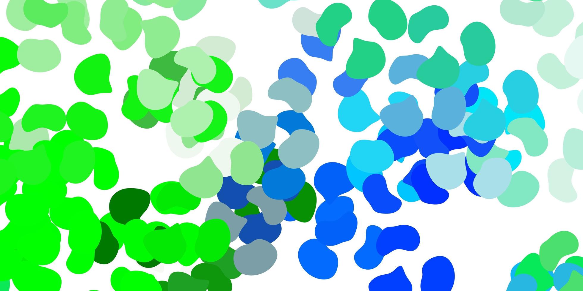 Light multicolor vector background with random forms.