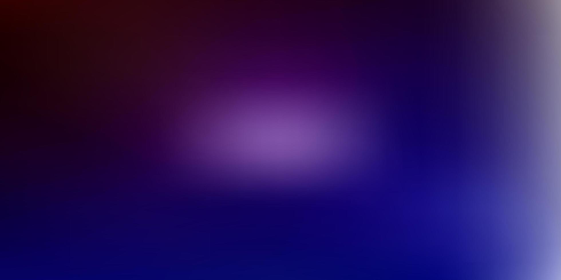 Dark blue, red vector gradient blur drawing.